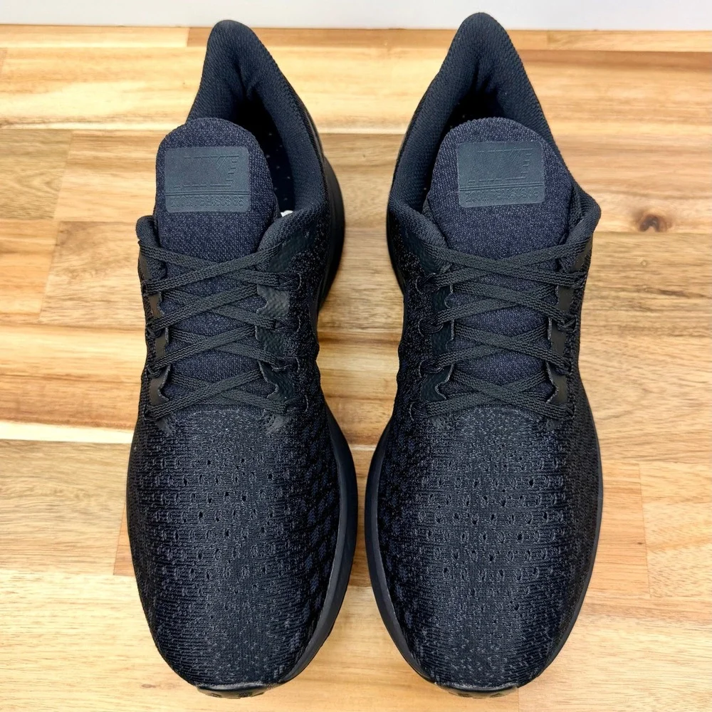 Nike Air Zoom Pegasus 35 Triple Black Running Shoes Mens 8.5 942851-002